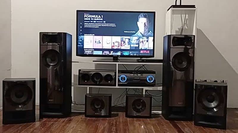 Sony 5.2 Dolby Digital/DTS Cinimetic Bass Reflux Home theater 0