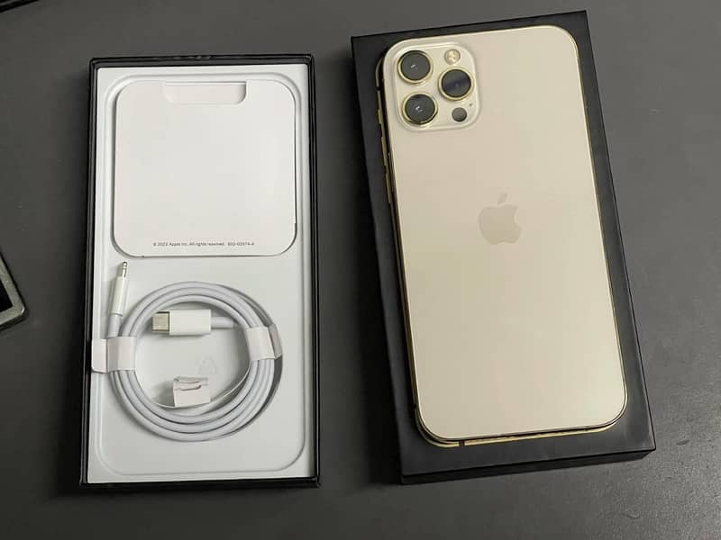 iPhone 12 Pro Max Pta Approved Gold Colour 128GB 0