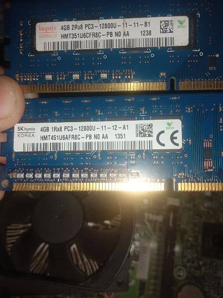 8 GB ram DDR 3 1