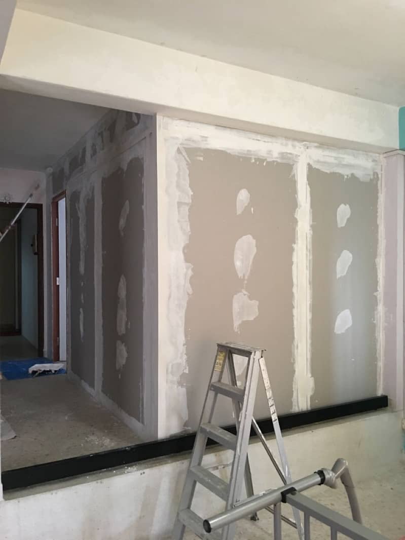 OFFICE PARTITION, GYPSUM BOARD & DRYWALL PARTITION, GLASS PARTITION 2