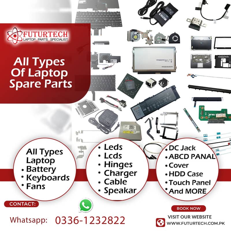 All Types Of Laptop Parts Available / Keyboard Battery Adapter Lcd 0