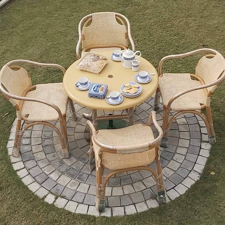Outdoor Furniture, Patio lawn dining chairs, UPVC Plastic comfortable 15