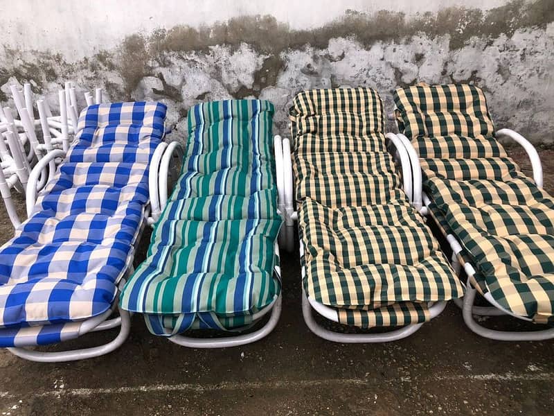 Swimming Pool side Loungers chairs, Resting beds, sunabth outdoor seat 16