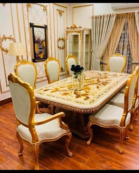 chinioti dining table pure sheesham wood 1