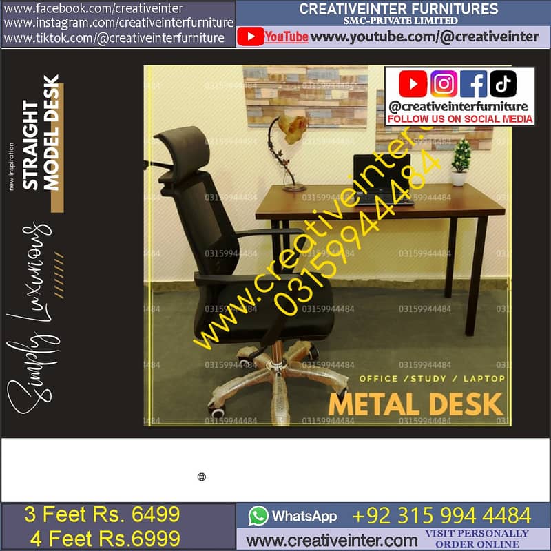 Office table chair CEO Executive Mesh Desk Staff Visitor Sofa Manager 19