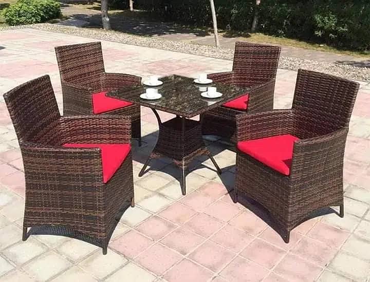 Rattan outdoor furniture, Patio Lawn garden chairs, hotel restaurant 13