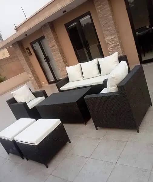 Rattan outdoor furniture, Patio Lawn garden chairs, hotel restaurant 16