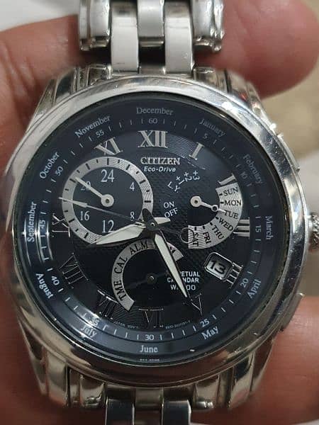 Citizen Perpetual calender watch without capacitor 0
