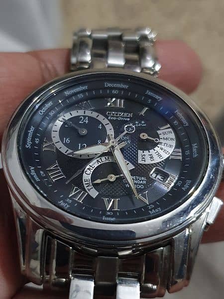 Citizen Perpetual calender watch without capacitor 1