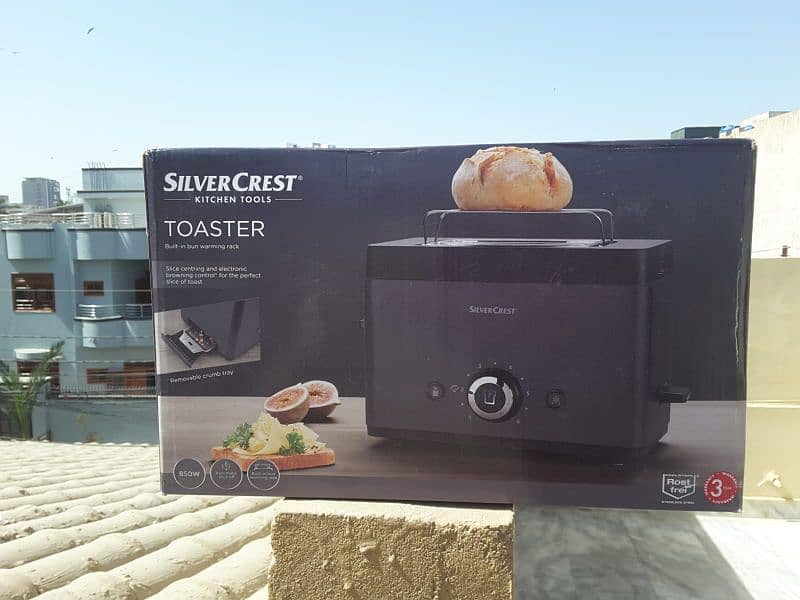 SILVER CREST TOASTER Germany 3 year warranty 7