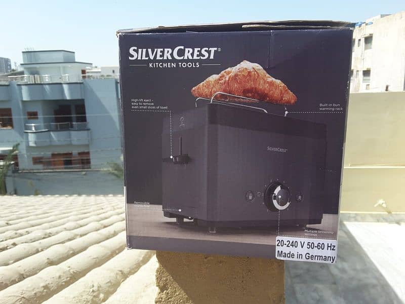 SILVER CREST TOASTER Germany 3 year warranty 8