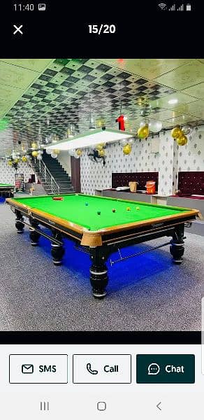 Snooker table & new 4