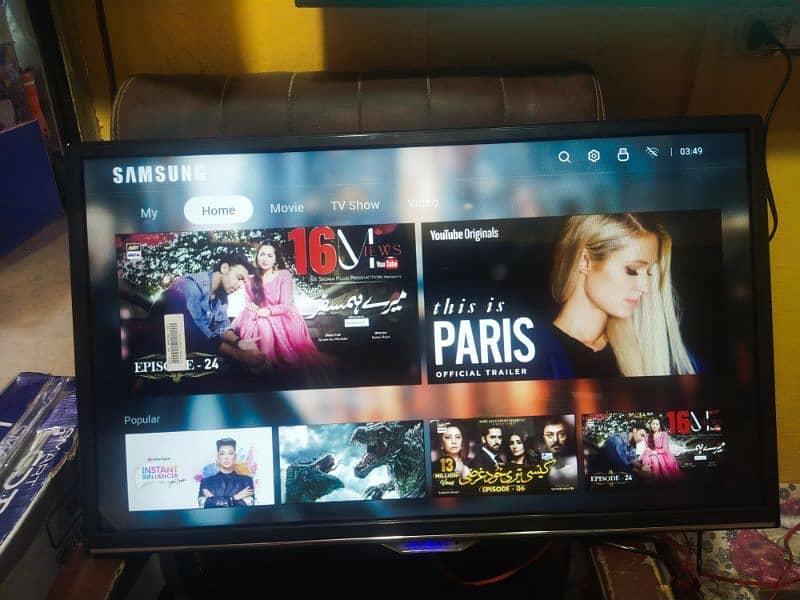 android 40 inch Smart Led TV wifi black 4