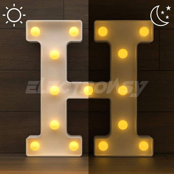 Alphabet Led Lamp (Battery Operated) 1