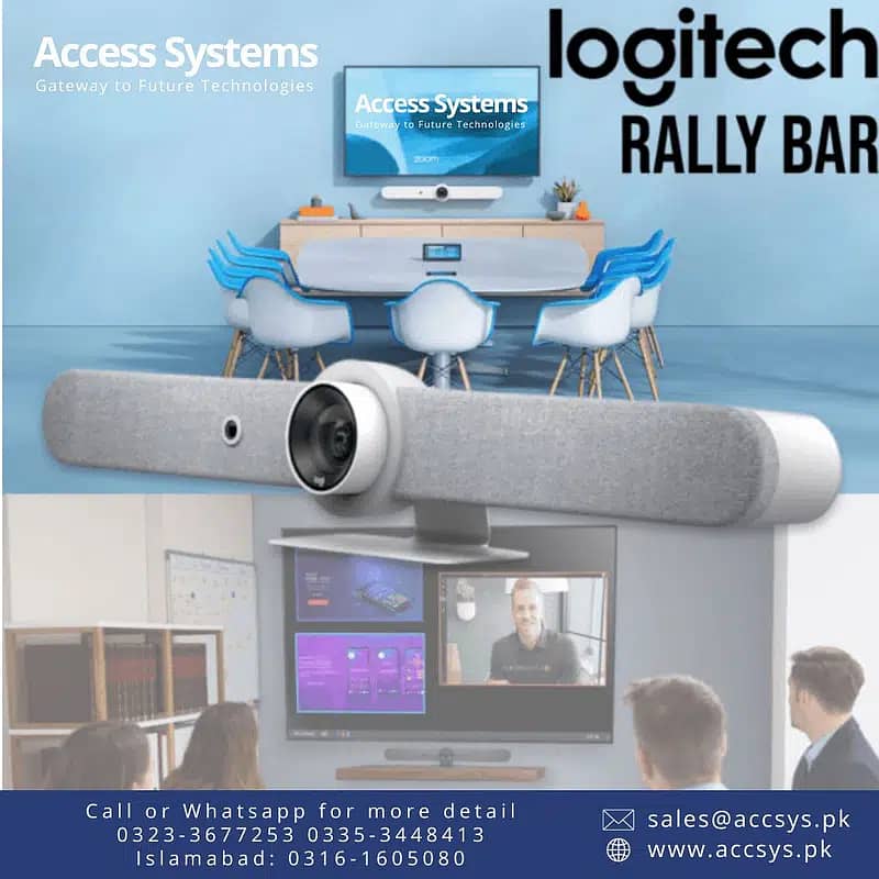 Logitech Meetup Audio video conferencing RallyBar Accsys. pk03200419262 10