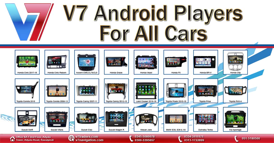 V7 Toyota Corolla 2007-13 Car Android LCD LED Panel GPS Navigation 16