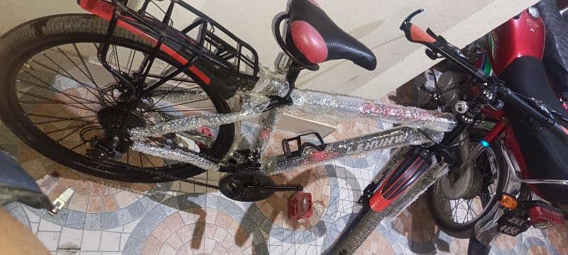 Bicycle ,Gear and front shock urgent sale 8