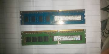 Ram DDR3 12 GB 8 gb and 4 gb 1600mhz 0