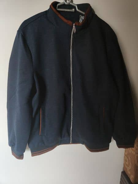 Brand New unused Blue Jacket Large size. Location B-17 Islamabad. 0