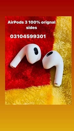 Apple AirPods 3 100% orignal just sides