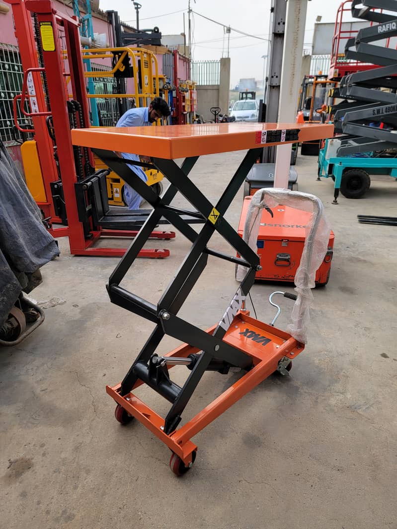 VMAX Manaul Scissor Table Trolley Lifter for Sale in Karachi Pakistan 1