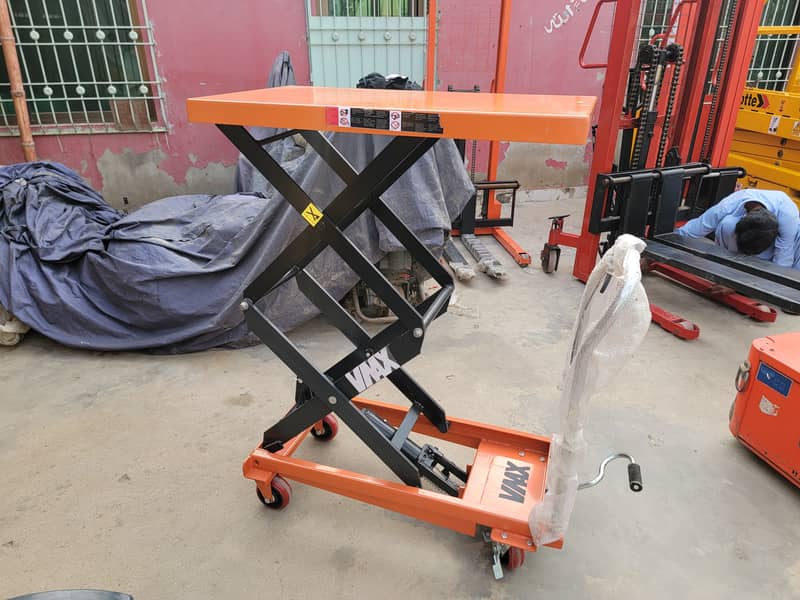 VMAX Manaul Scissor Table Trolley Lifter for Sale in Karachi Pakistan 3