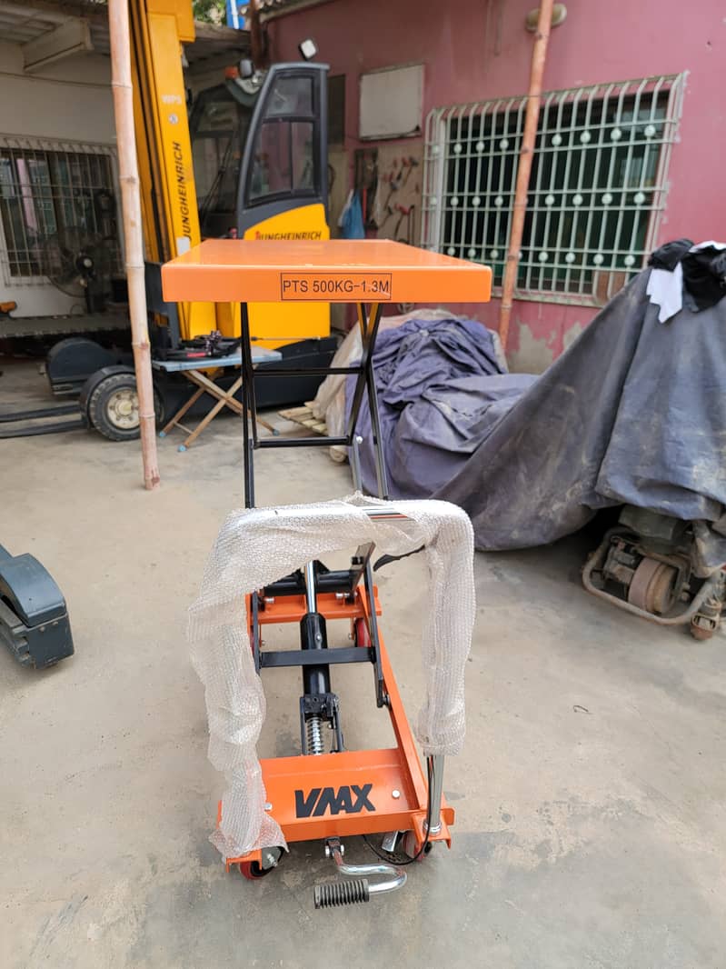 VMAX Manaul Scissor Table Trolley Lifter for Sale in Karachi Pakistan 4