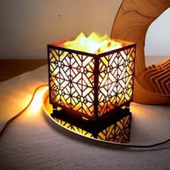 Himalayan Natural Salt Lamp /Table Lamp /Office Lamp/ Bedroom Lamp/ 0