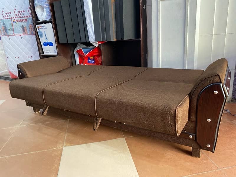 sofa + bed (sofa cum bed)(2in1)(Molty foam)(10 years warranty ) 0