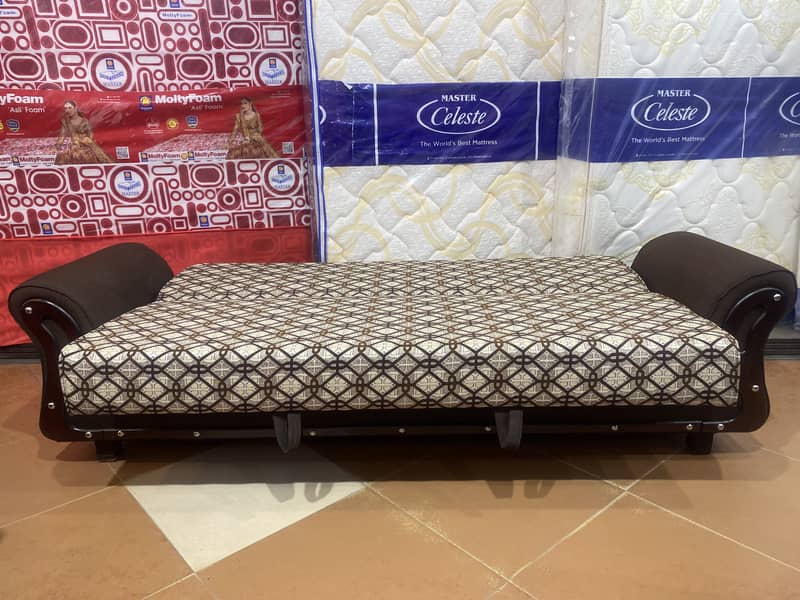 sofa + bed (sofa cum bed)(2in1)(Molty foam)(10 years warranty ) 6