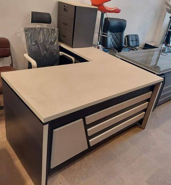 Executive Office Table | L shape Table | Manager Table | Modern Table 1