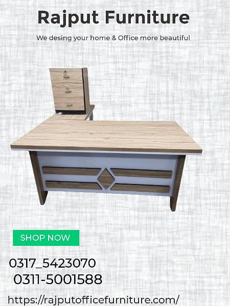 Executive Office Table | L shape Table | Manager Table | Modern Table 3