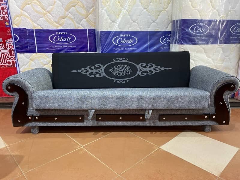 sofa cum bed (2in1)(sofa + bed )(Molty foam )(10 years warranty ) 11