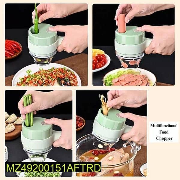 4 in 1 Rechargeable Multifunctional Chopper 4