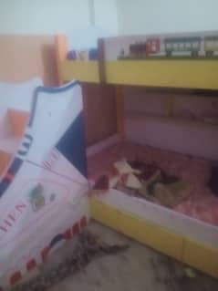 double story child bed for sale 0