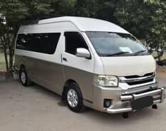 RENT a HIACE_FORTUNER & All Types of Vehicles Available  (03004227019)
