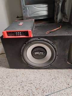 bass tube with amplifier