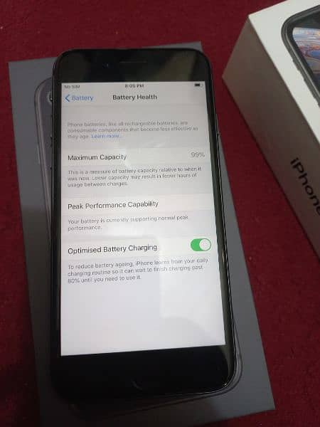 iphone 8 with original charger & box condition 10/10 5