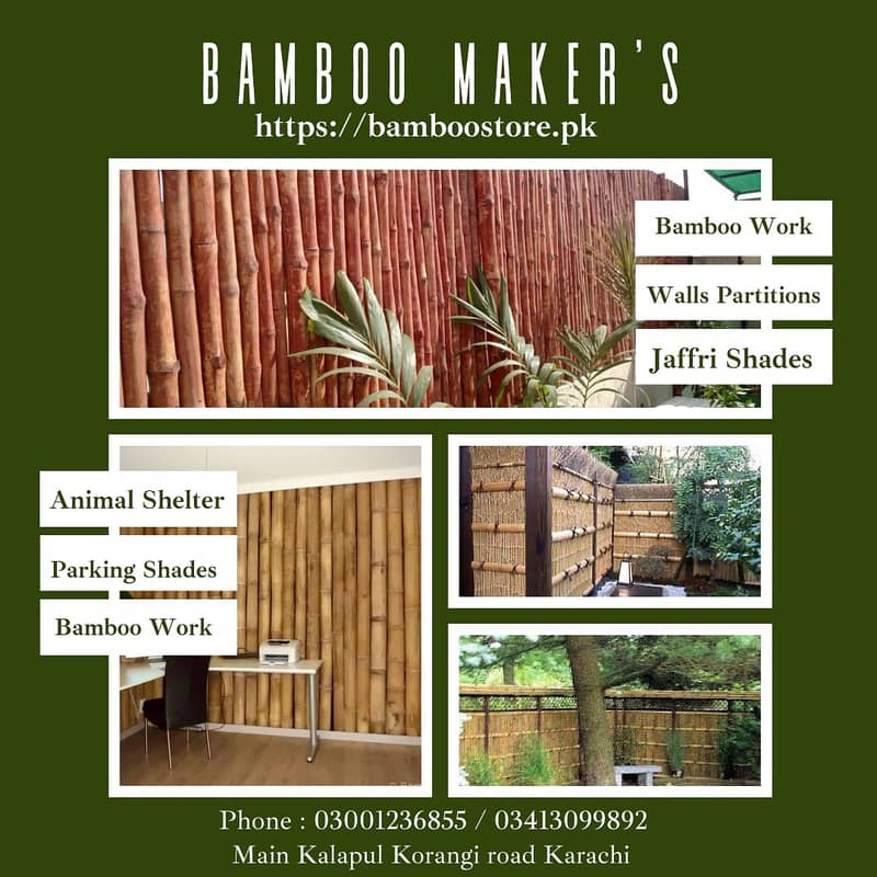 bamboo huts/parking shades/Jaffri shade/Bamboo Pent House/Baans Work 19