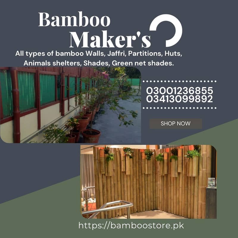 Bamboo Fancy Decoration/bamboo huts/Bamboo Pent House/Baans Work 8