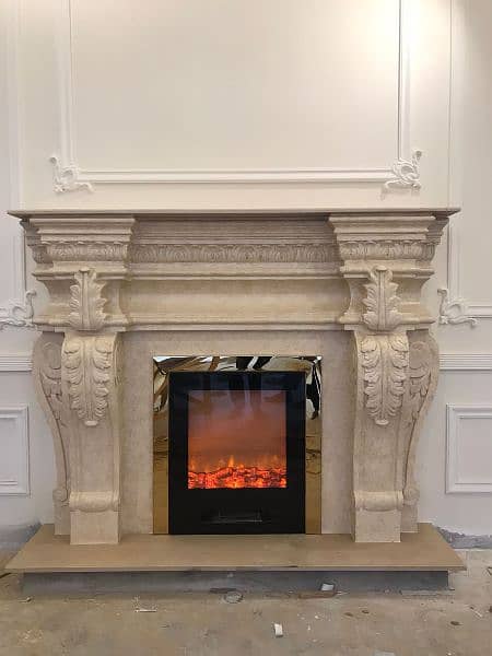 electric 3d remote control fireplace. customize sizes 6