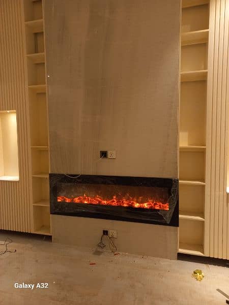 electric 3d remote control fireplace. customize sizes 10