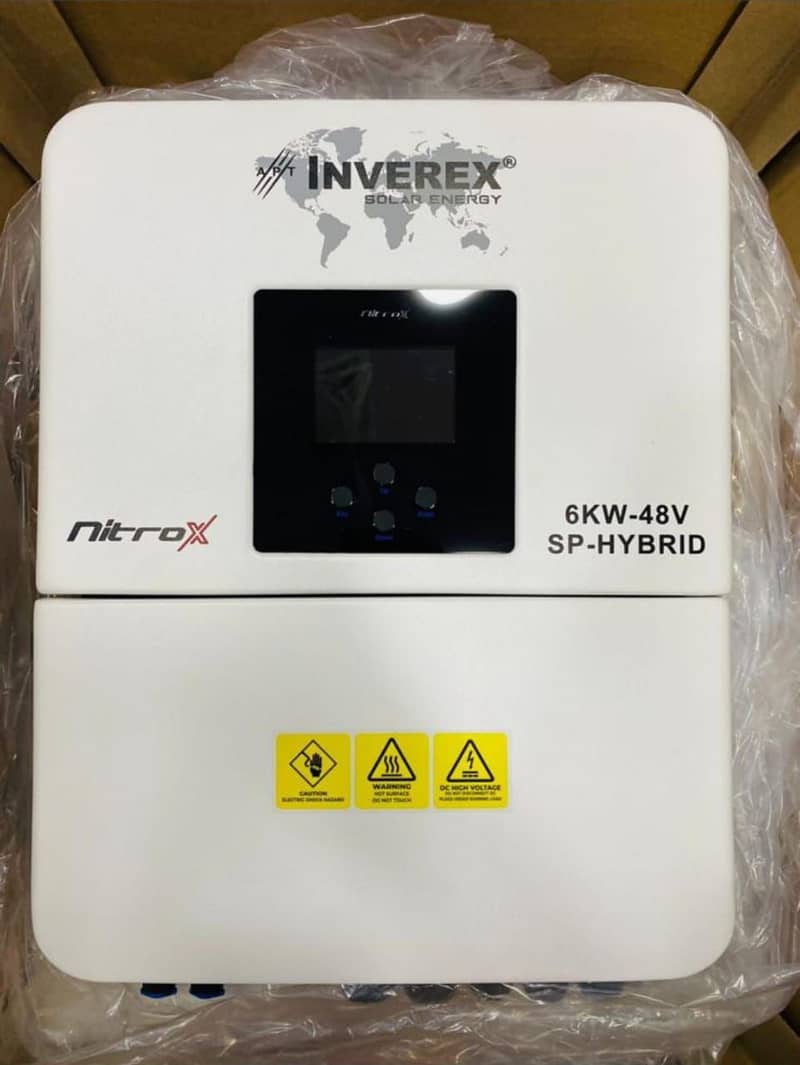 New INVEREX NITROX - 12KW - 6KW - Hybrid Solar Inverter System 4
