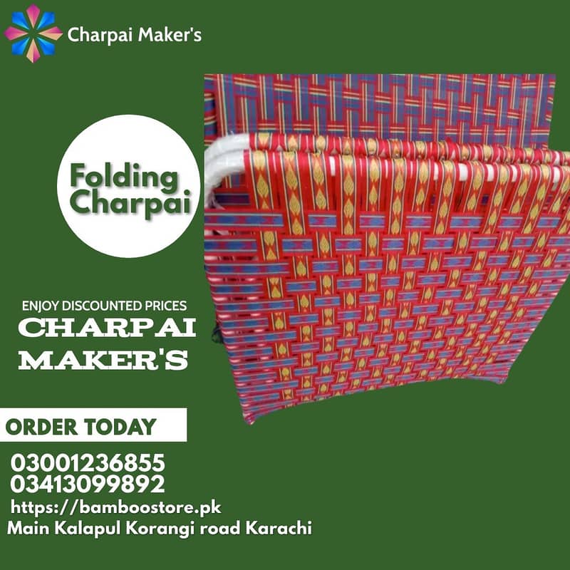 folding charpai/unfolding charpai/sleeping bed/iron charpai in karachi 8