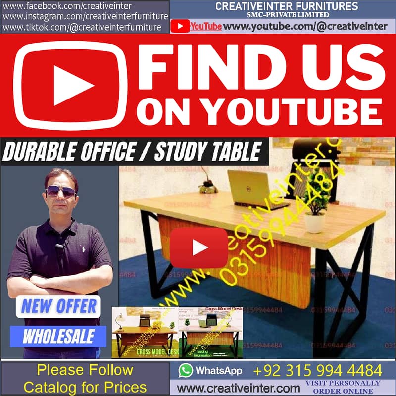 Office Table | Study Table | Computer Table | Gaming office table 19