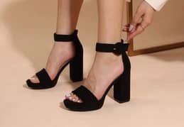 brand new shein suede heels