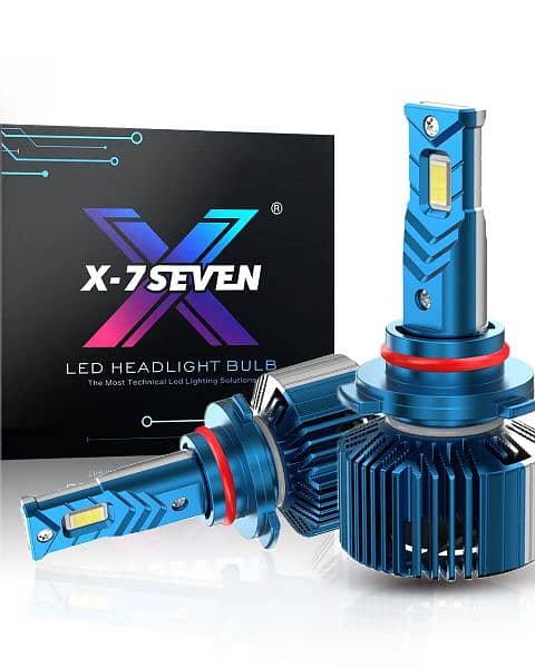 X-7SEVEN LED lights Available in H4/Hb3/H11/H7/Hir/H1/H3 7