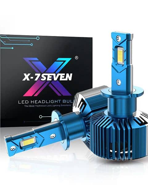 X-7SEVEN LED lights Available in H4/Hb3/H11/H7/Hir/H1/H3 9