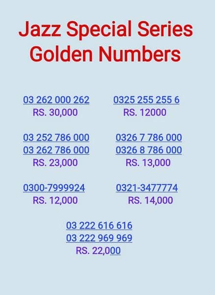 Zong Golden Numbers 4