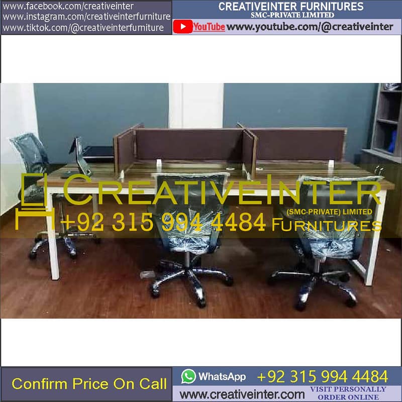 Office Meeting Conference Table Workstation Furniture CEO Chair Desk 4